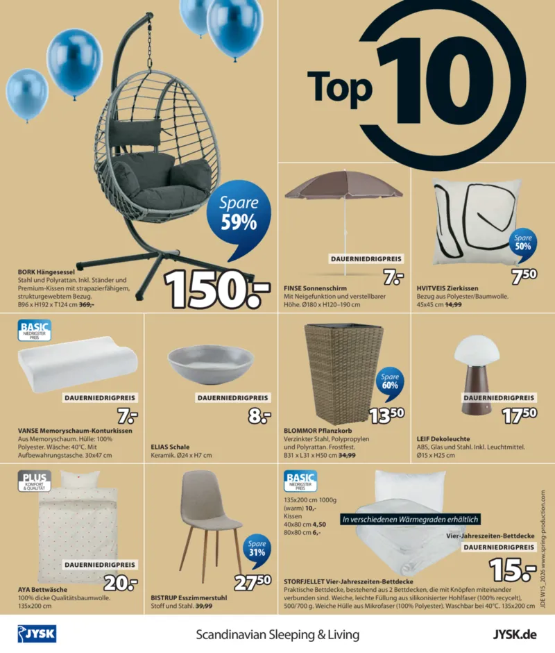 JYSK Prospekt vom 13.04.2026, Seite 12