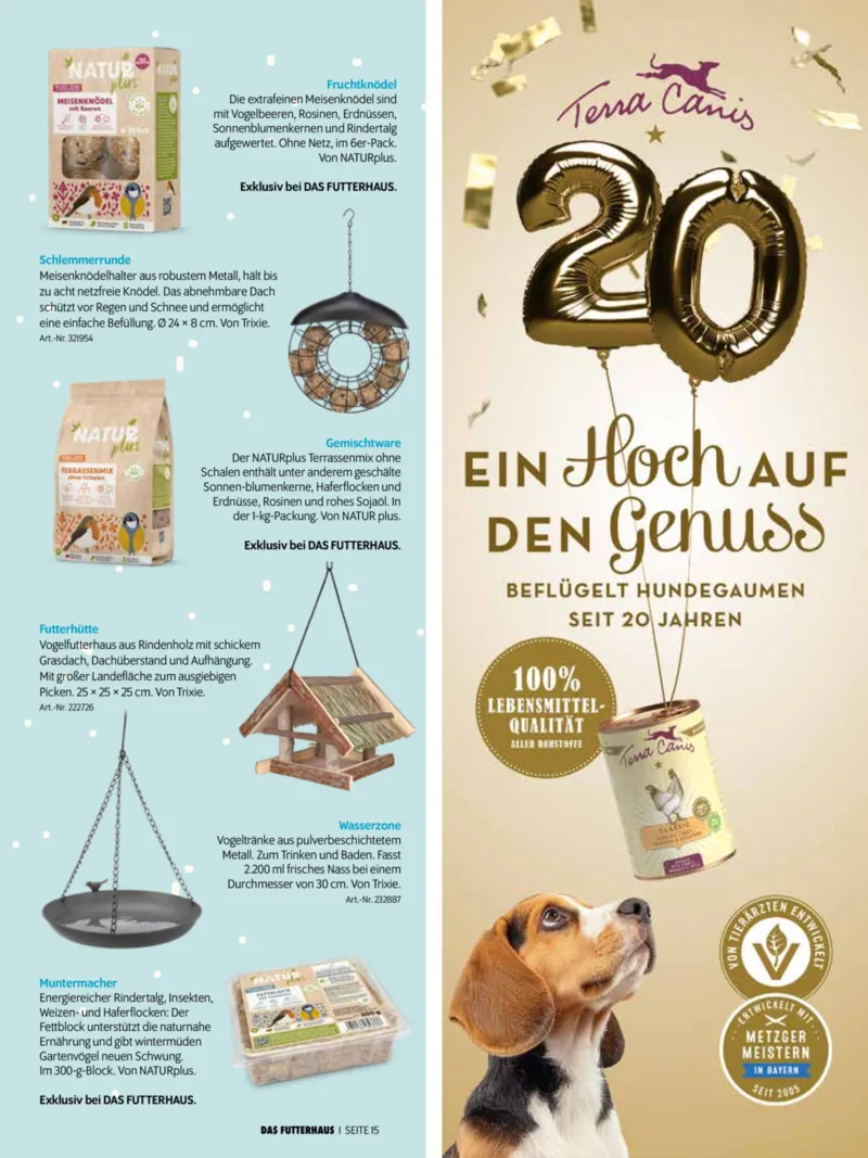 Das Futterhaus Prospekt vom 01.12.2025, Seite 15