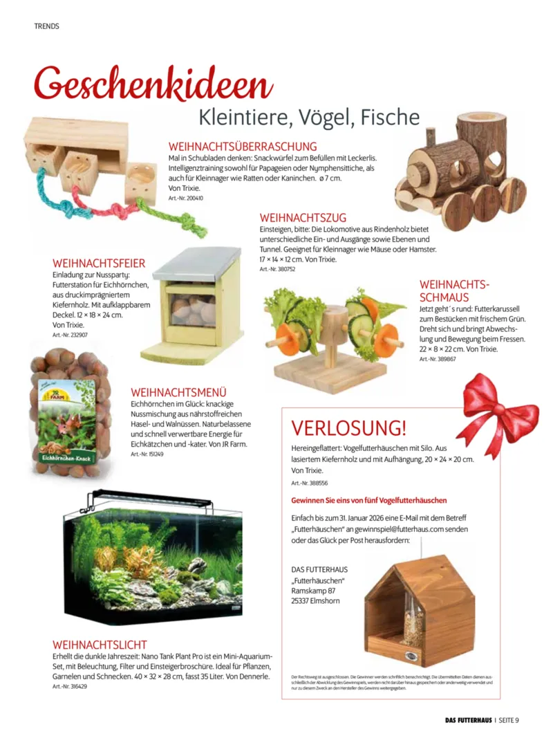 Das Futterhaus Prospekt vom 01.12.2025, Seite 9