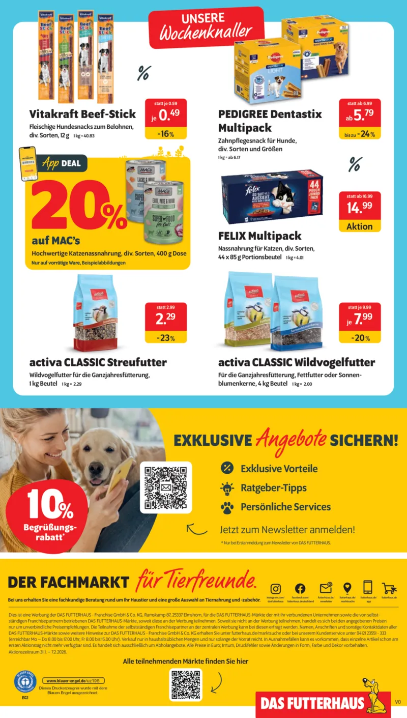 Das Futterhaus Prospekt vom 31.01.2026, Seite 10