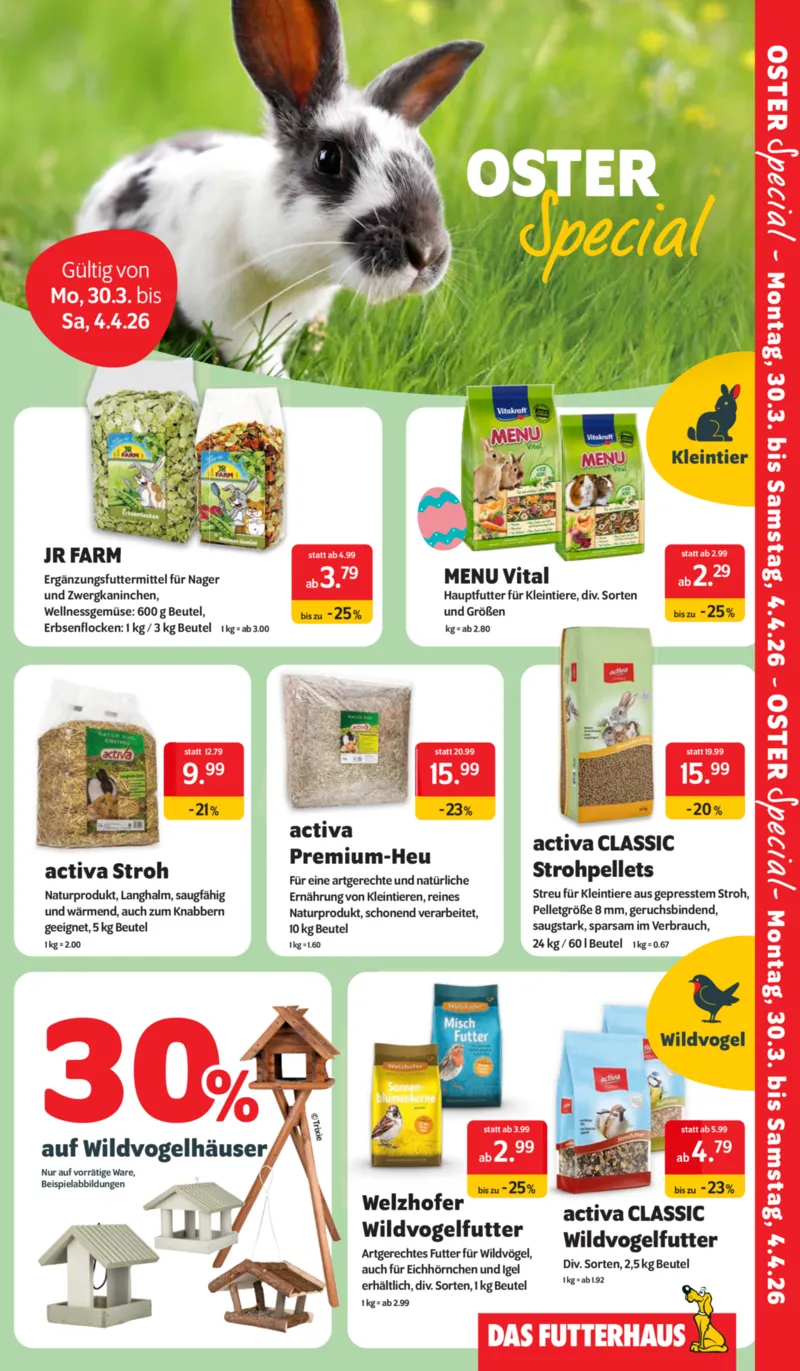 Das Futterhaus Prospekt vom 30.03.2026, Seite 1