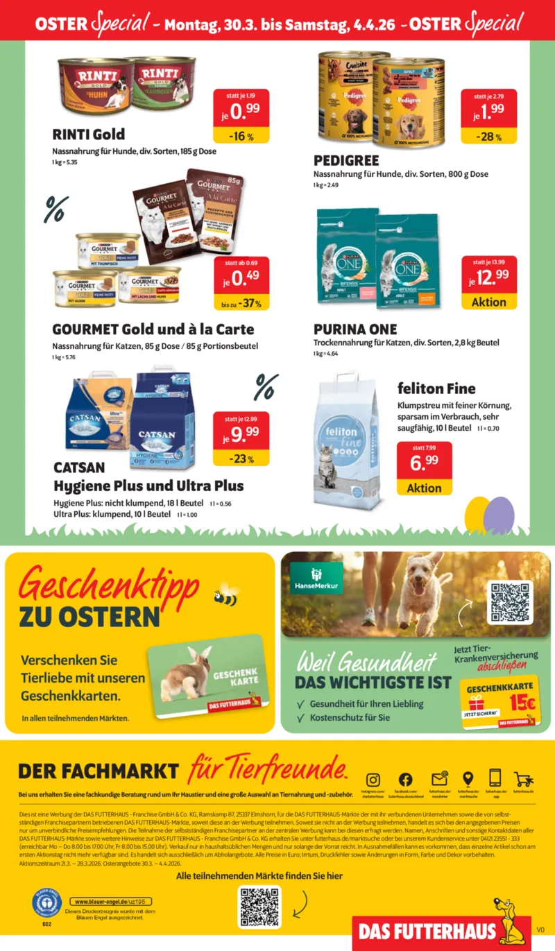 Das Futterhaus Prospekt vom 30.03.2026, Seite 6