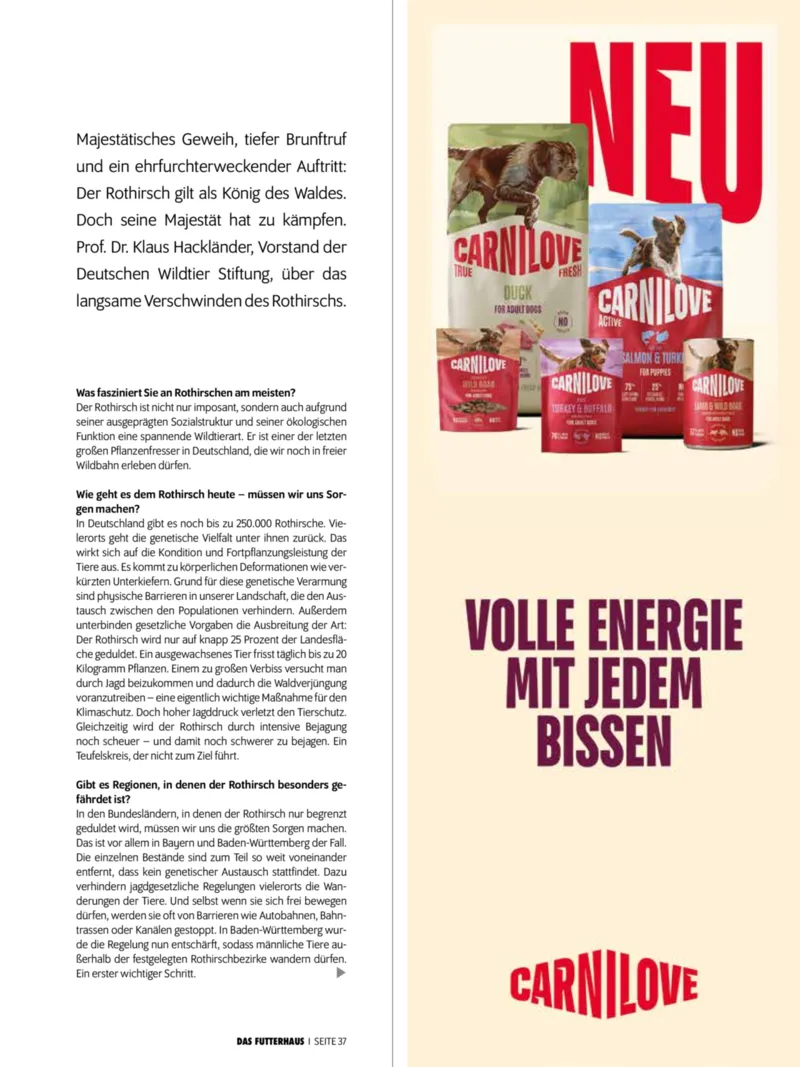 Das Futterhaus Prospekt vom 01.04.2026, Seite 37
