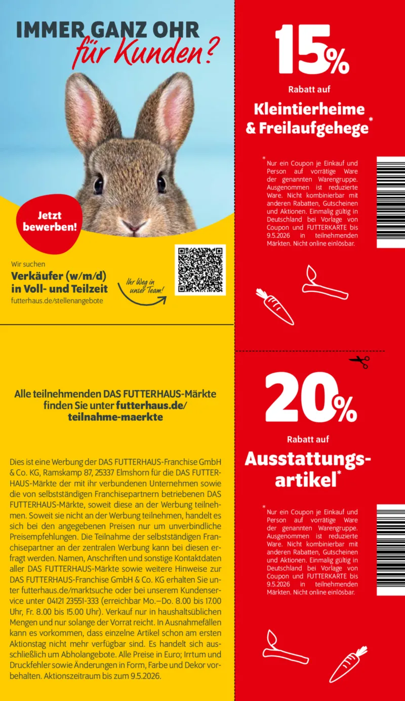 Das Futterhaus Prospekt vom 25.04.2026, Seite 29
