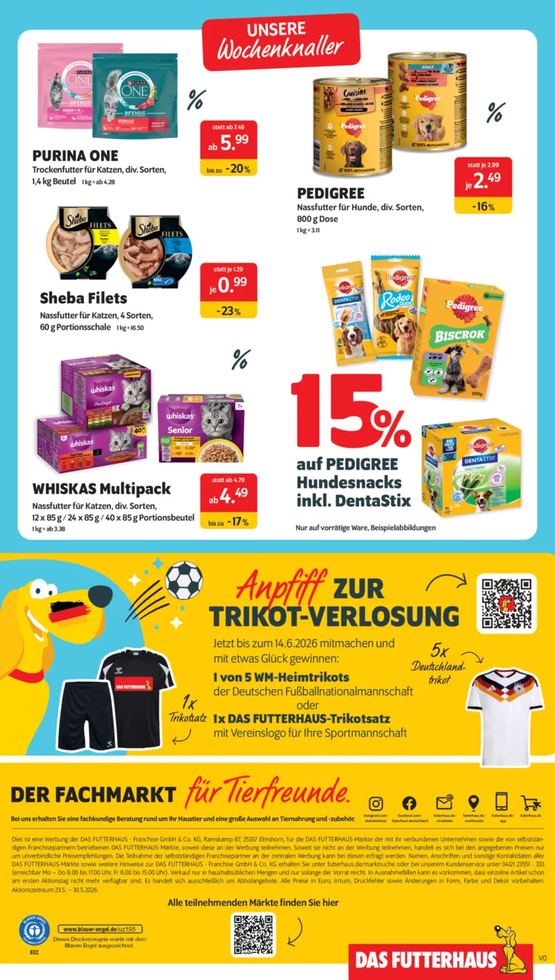 Das Futterhaus Prospekt vom 23.05.2026, Seite 12