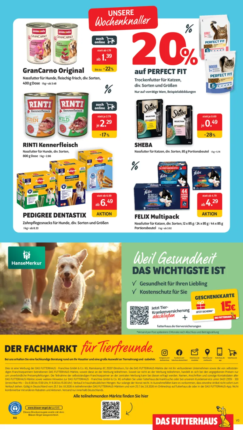 Das Futterhaus Prospekt vom 25.07.2026, Seite 8