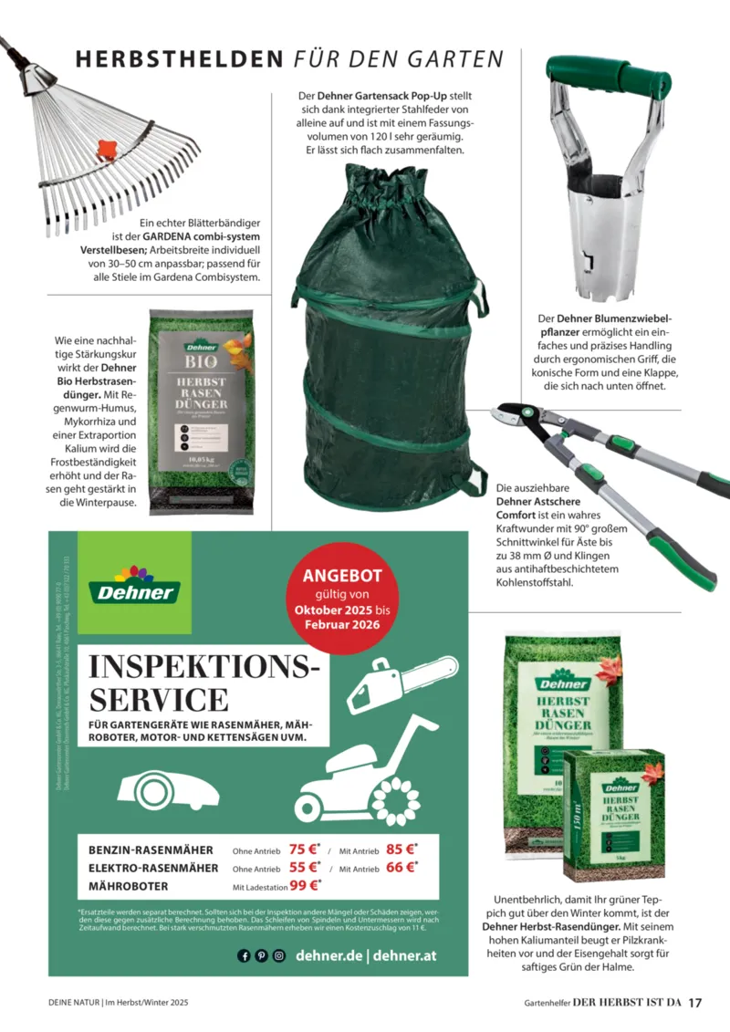 Dehner Prospekt vom 09.10.2025, Seite 17