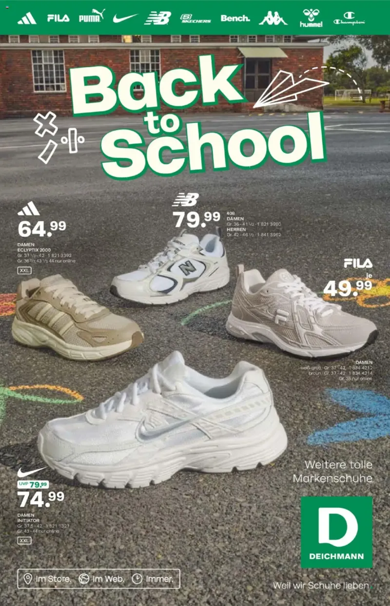 Deichmann Prospekt vom 15.08.2025, Seite 1