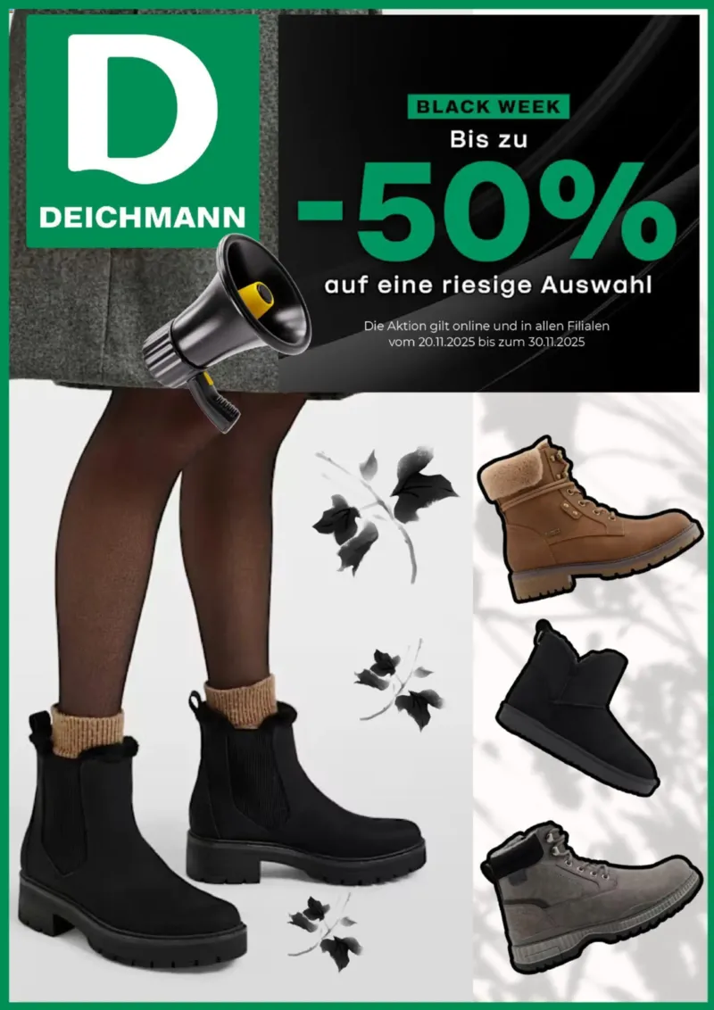 Deichmann Prospekt vom 20.11.2025, Seite 1
