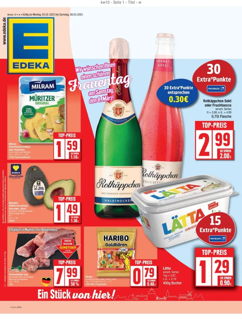 Edeka Prospekt vom 03.03.2025, Seite 1