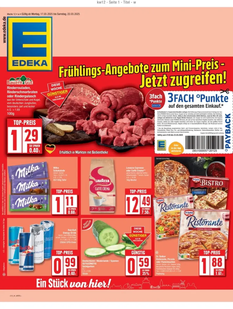 Edeka Prospekt vom 17.03.2025, Seite 1