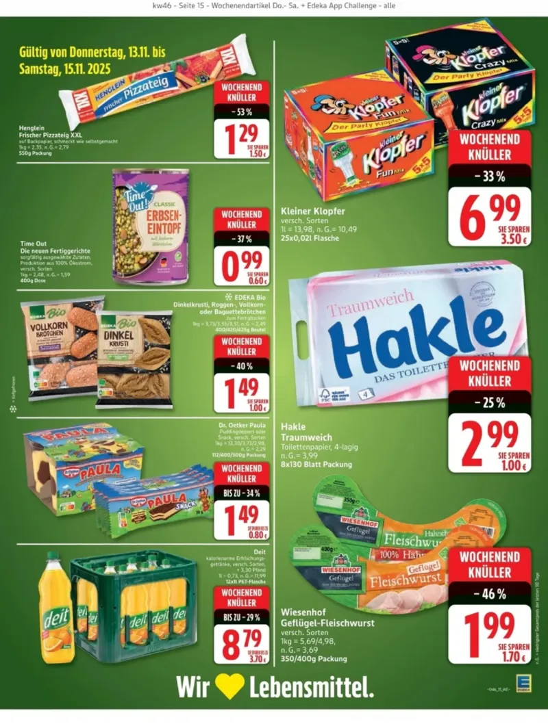 Edeka Prospekt vom 10.11.2025, Seite 15
