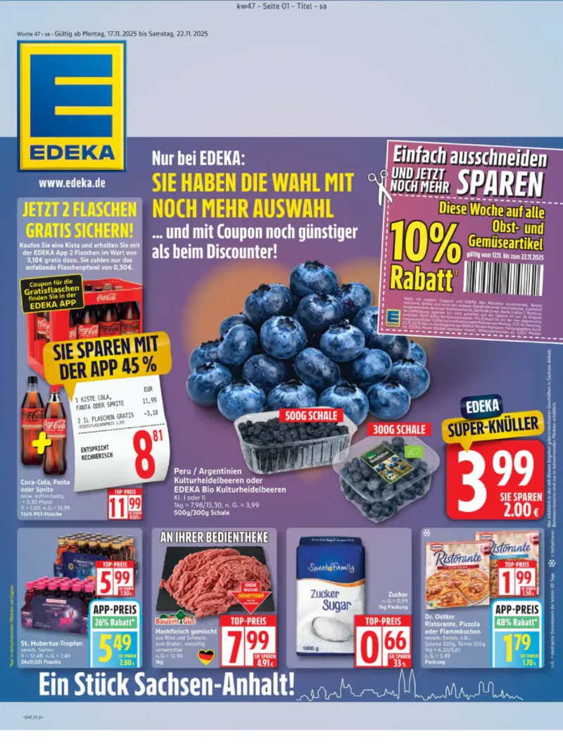 Edeka Prospekt vom 17.11.2025, Seite 1