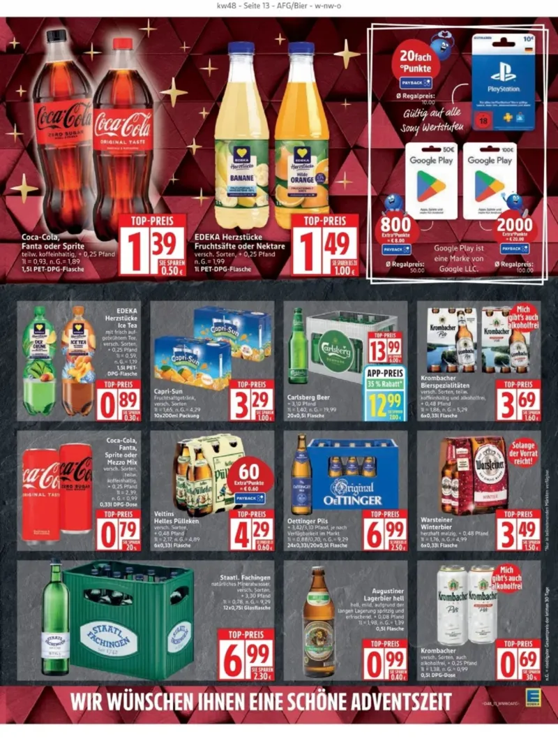 Edeka Prospekt vom 24.11.2025, Seite 13