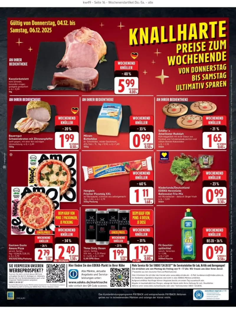 Edeka Prospekt vom 01.12.2025, Seite 16