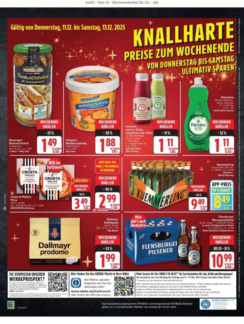 Edeka Prospekt vom 08.12.2025, Seite 16