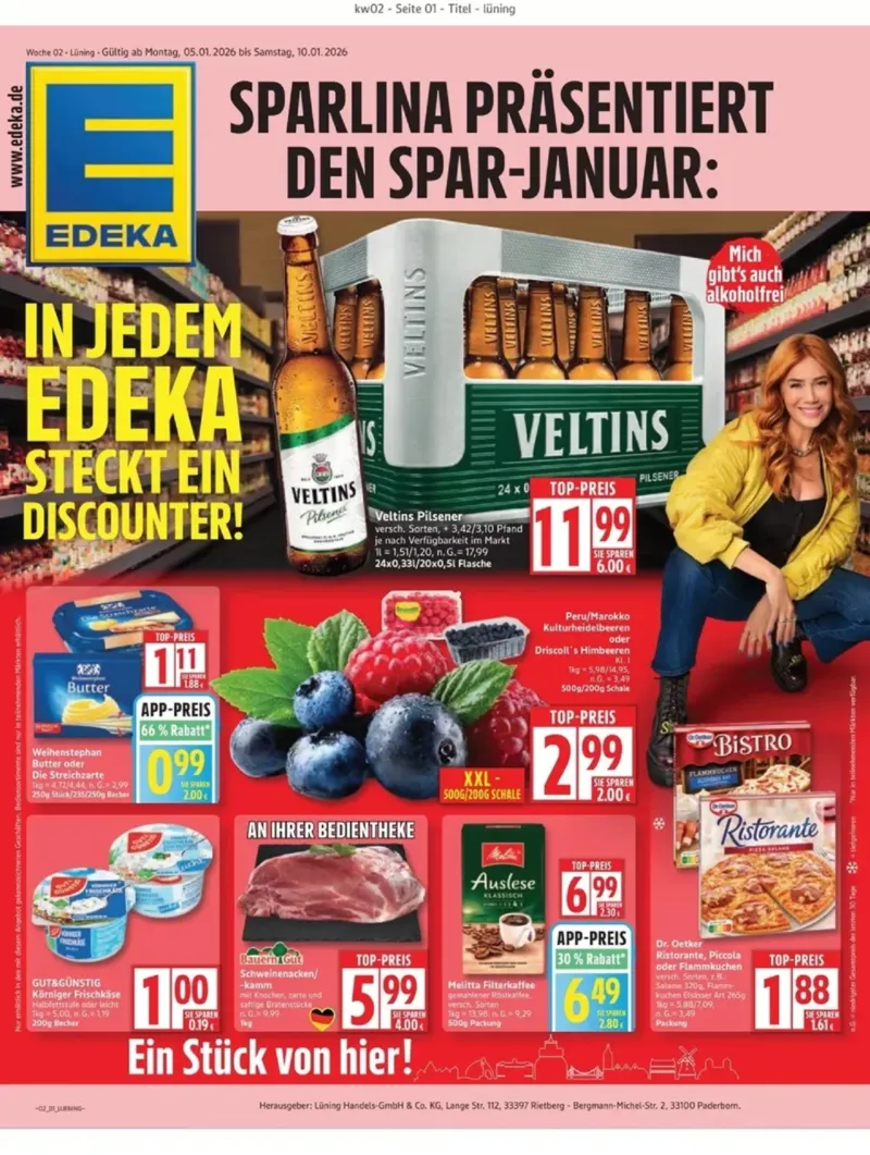 Edeka Prospekt vom 05.01.2026, Seite 1