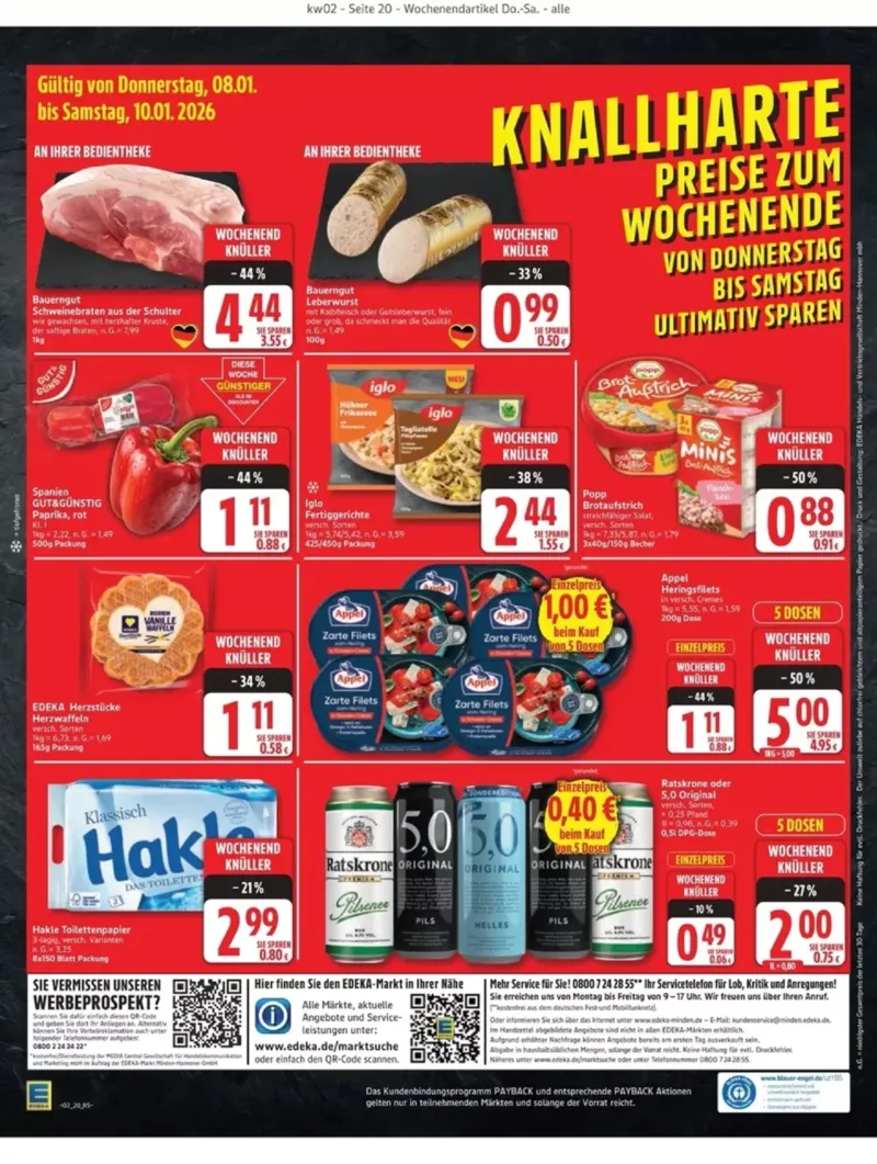 Edeka Prospekt vom 05.01.2026, Seite 20