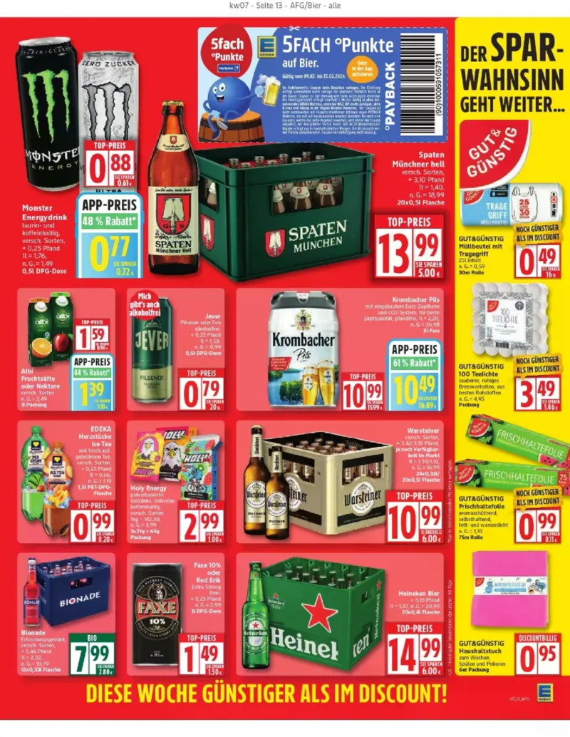 Edeka Prospekt vom 09.02.2026, Seite 13