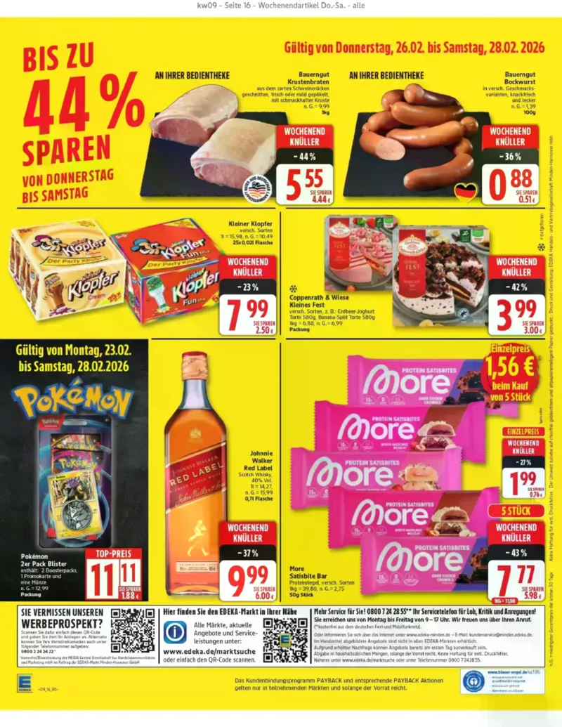 Edeka Prospekt vom 23.02.2026, Seite 16