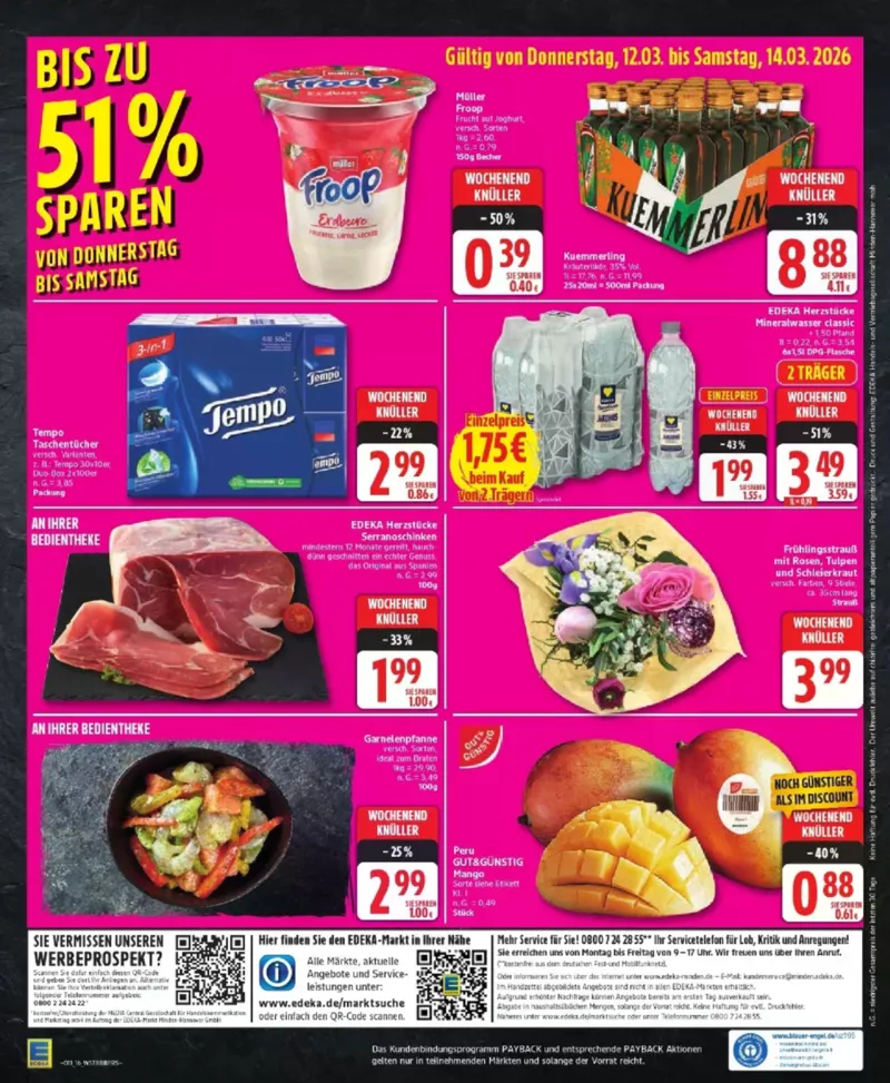 Edeka Prospekt vom 09.03.2026, Seite 16