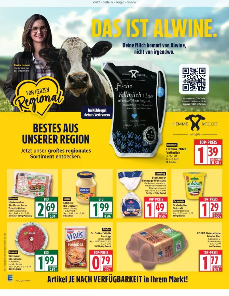 Edeka Prospekt vom 16.03.2026, Seite 12
