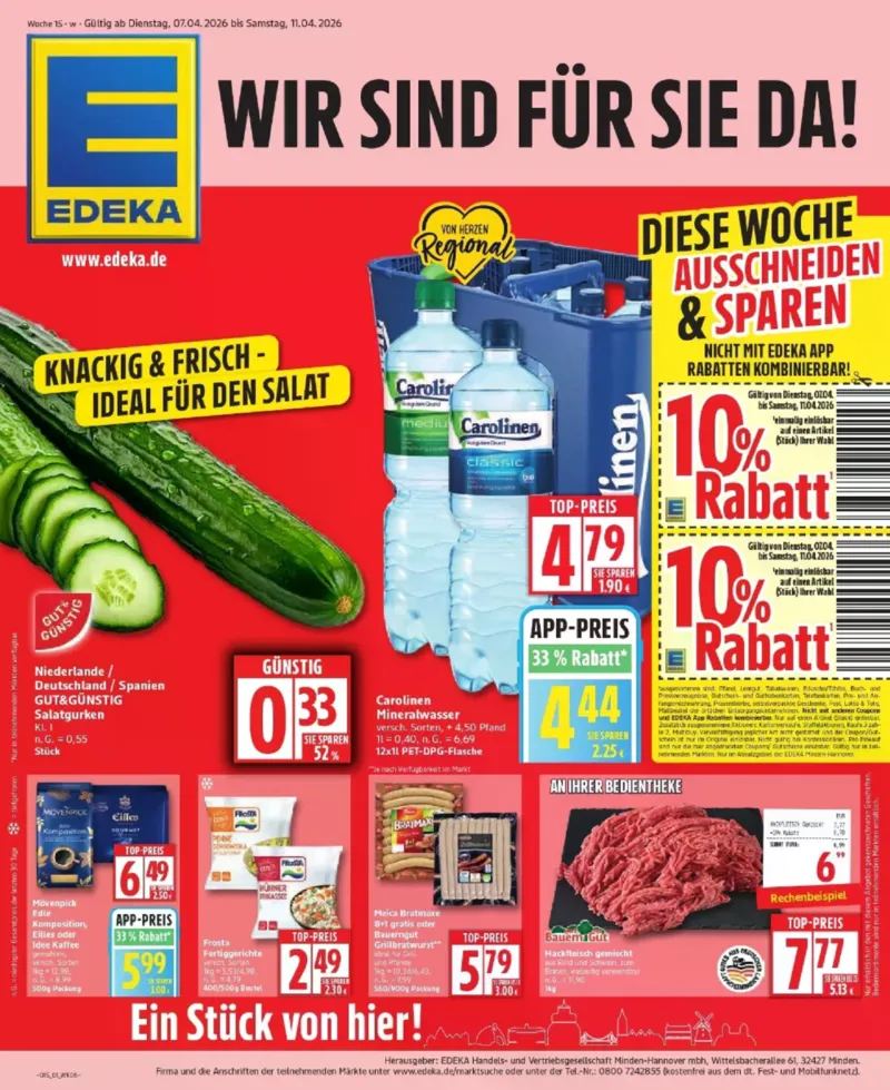 Edeka Prospekt vom 07.04.2026, Seite 1