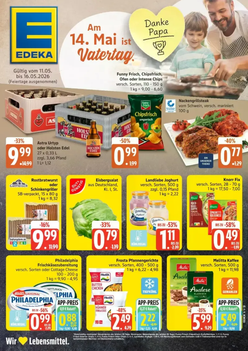 Edeka Prospekt vom 11.05.2026, Seite 1