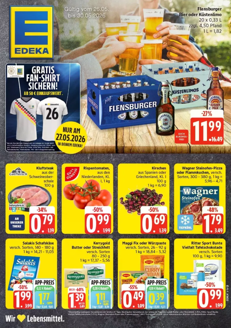 Edeka Prospekt vom 26.05.2026, Seite 1