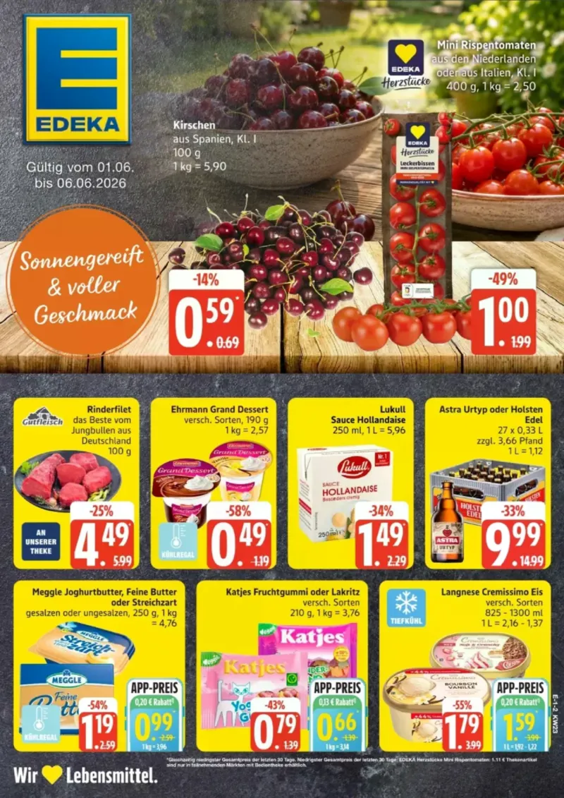 Edeka Prospekt vom 01.06.2026, Seite 1