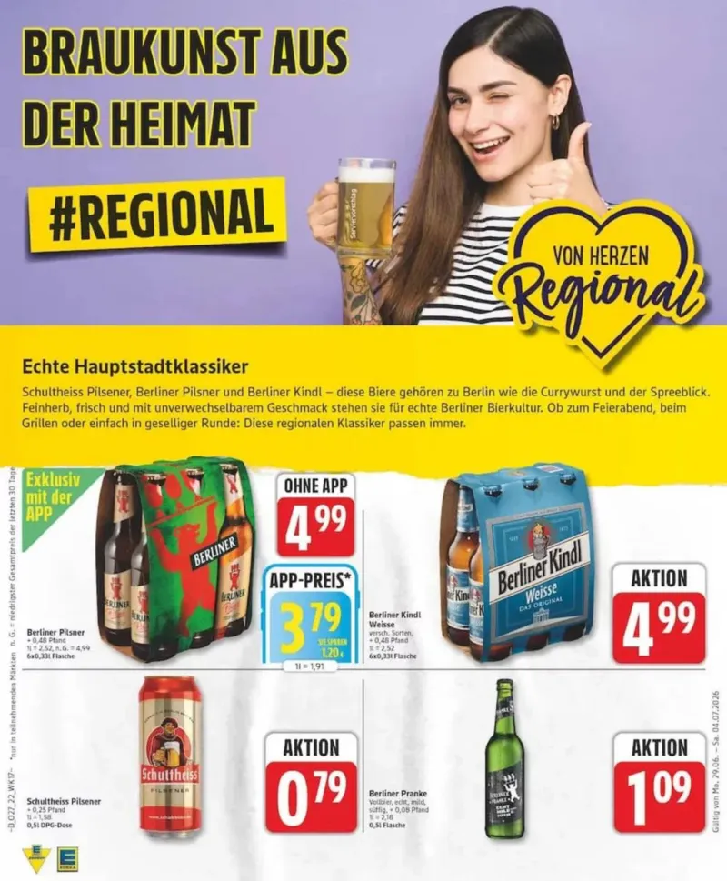 Edeka Prospekt vom 29.06.2026, Seite 22