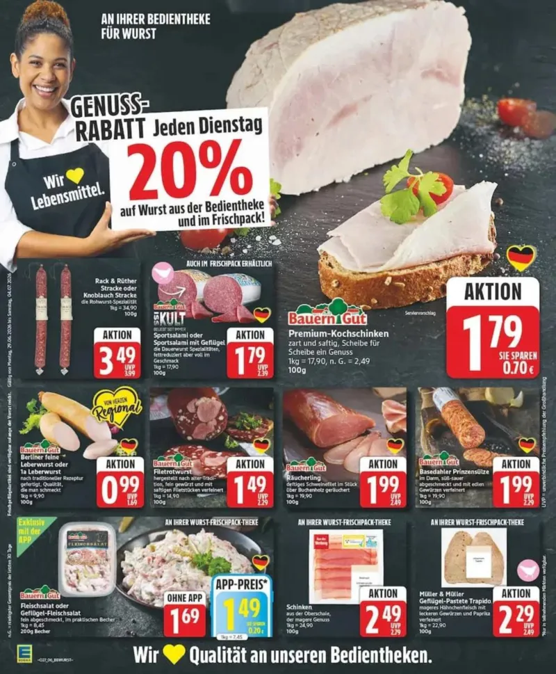 Edeka Prospekt vom 29.06.2026, Seite 6