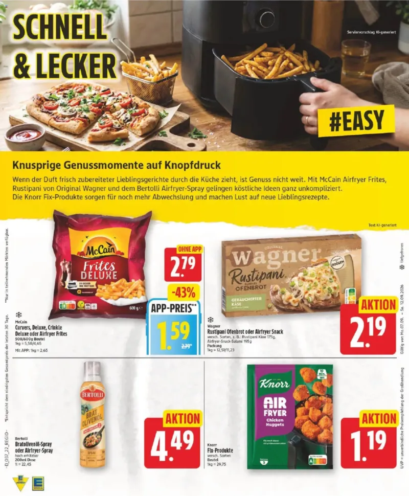 Edeka Prospekt vom 07.09.2026, Seite 22