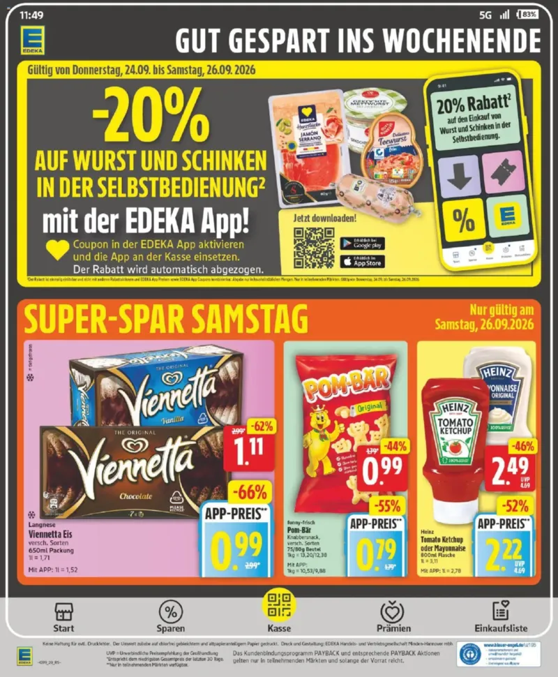 Edeka Prospekt vom 21.09.2026, Seite 25