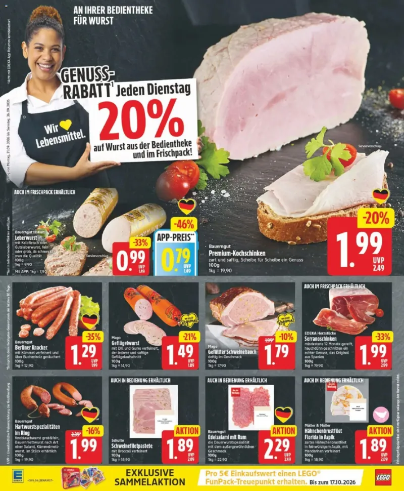 Edeka Prospekt vom 21.09.2026, Seite 6
