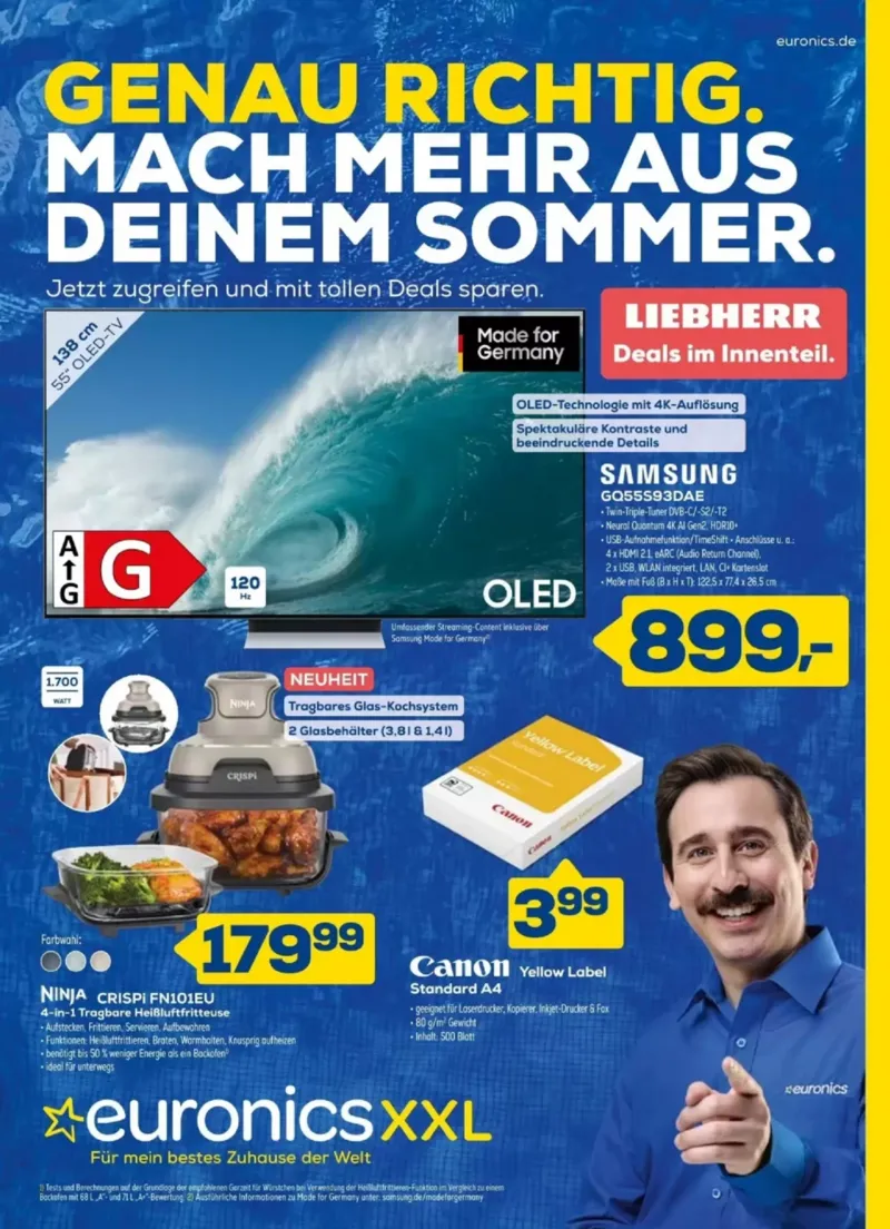 Euronics Prospekt vom 30.07.2025, Seite 1