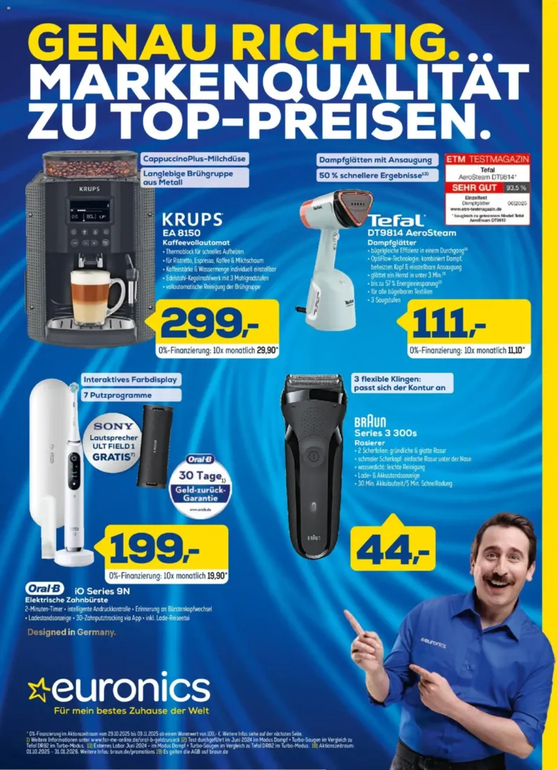 Euronics Prospekt vom 29.10.2025, Seite 1