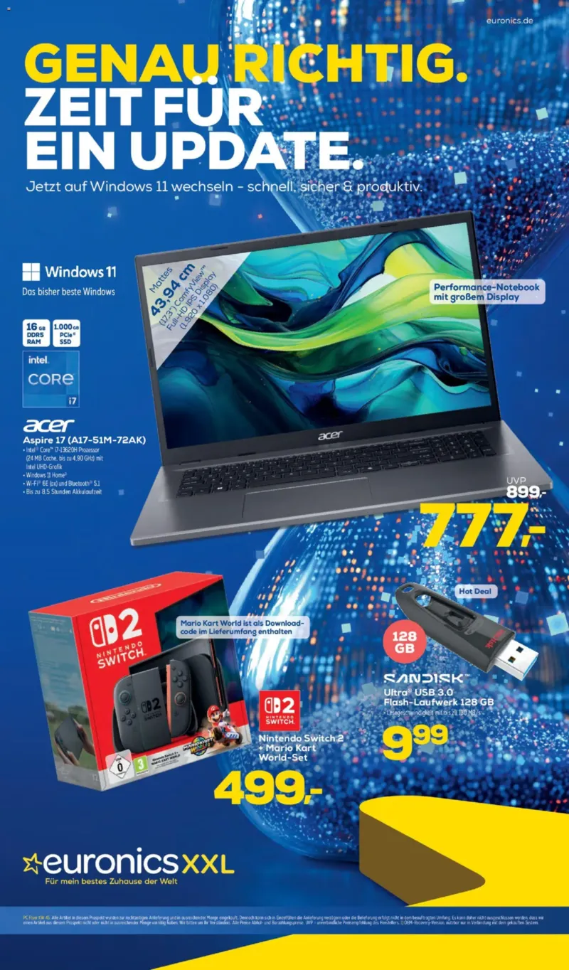 Euronics Prospekt vom 05.11.2025, Seite 1