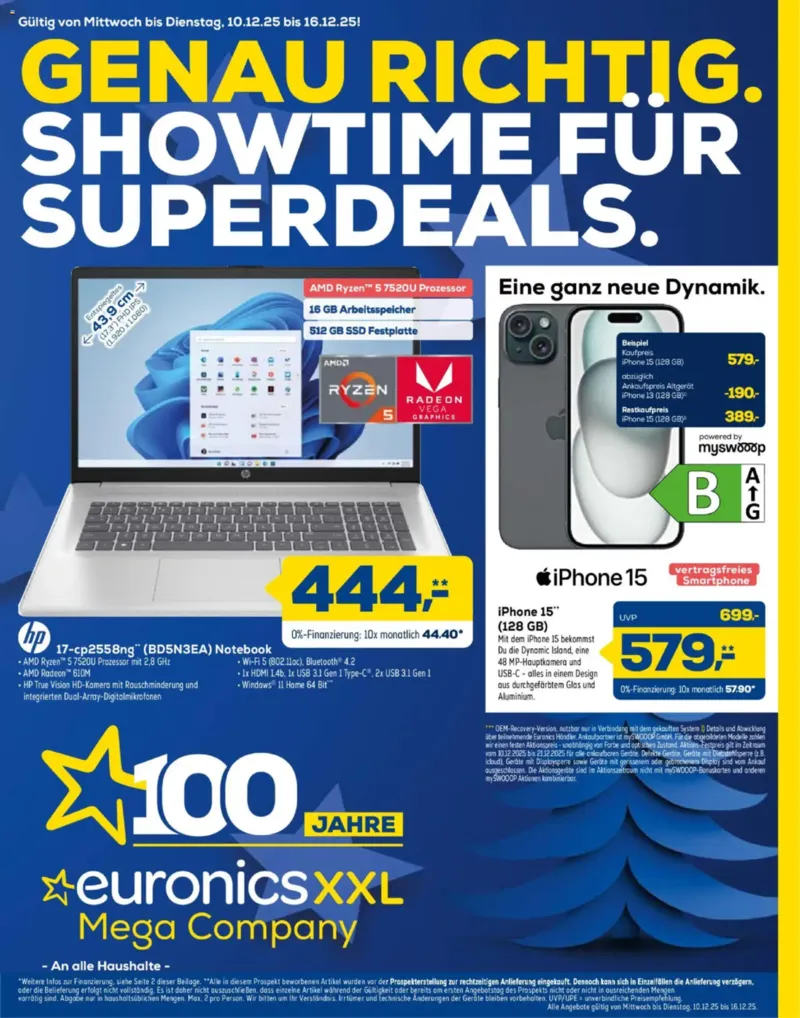 Euronics Prospekt vom 10.12.2025, Seite 1