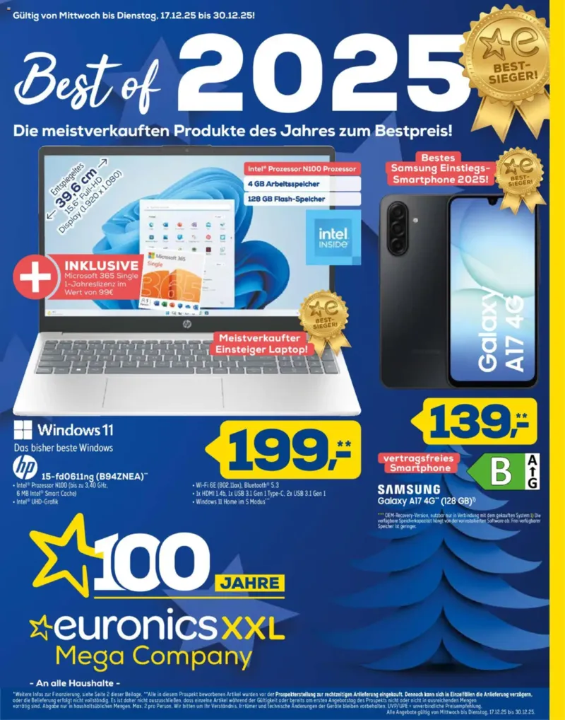 Euronics Prospekt vom 17.12.2025, Seite 1