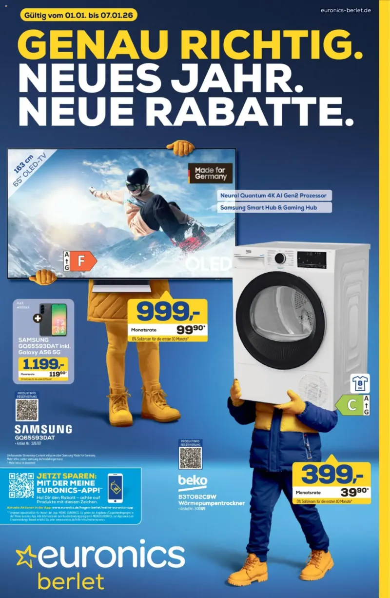 Euronics Prospekt vom 24.12.2025, Seite 1