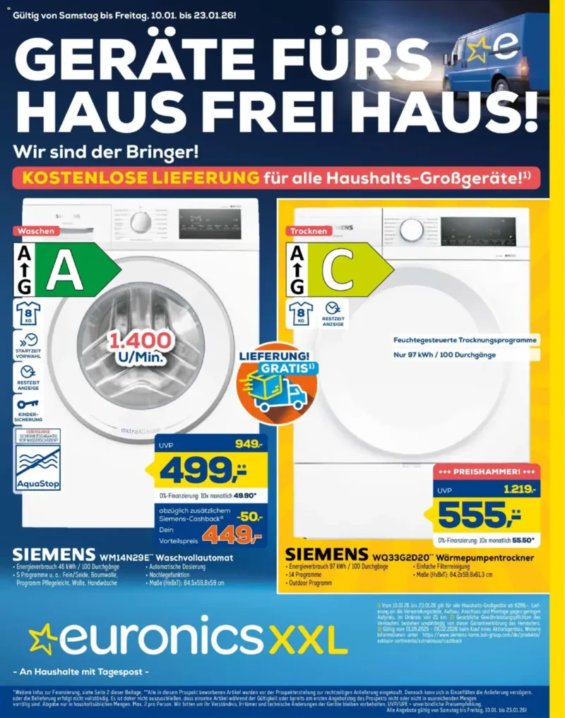 Euronics Prospekt vom 10.01.2026, Seite 1