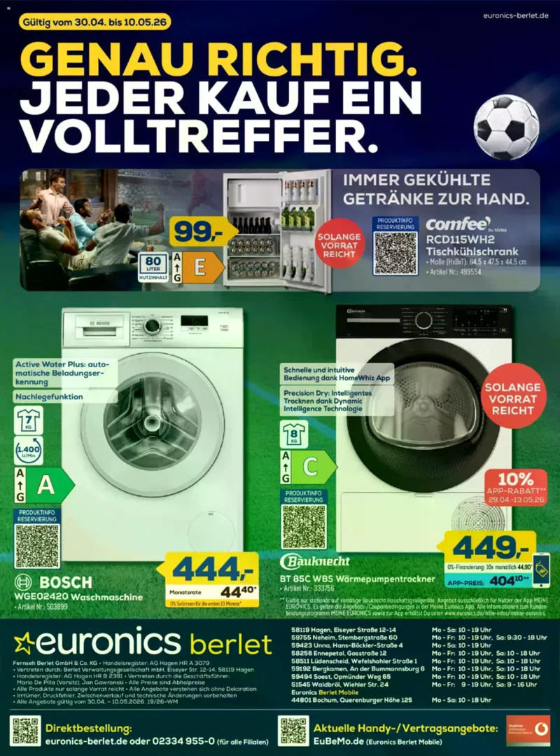Euronics Prospekt vom 30.04.2026, Seite 20