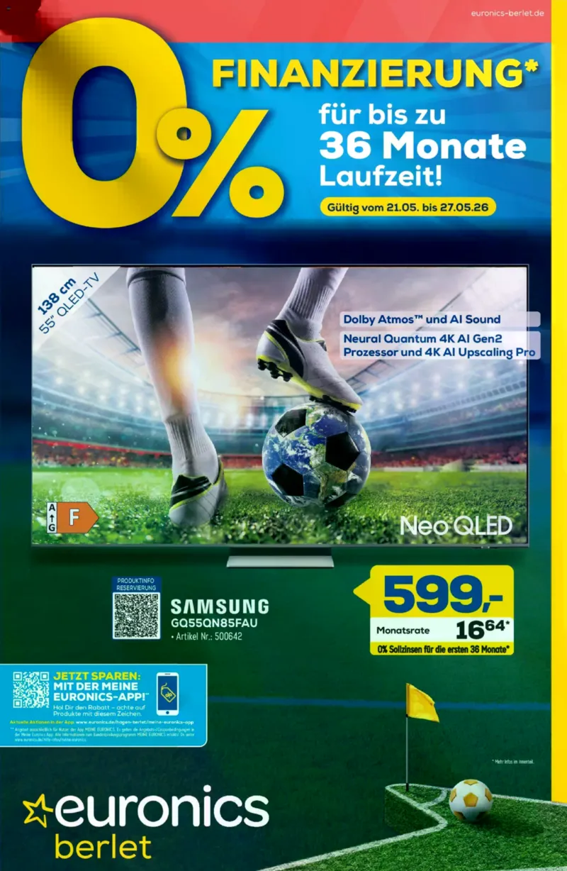Euronics Prospekt vom 21.05.2026, Seite 1
