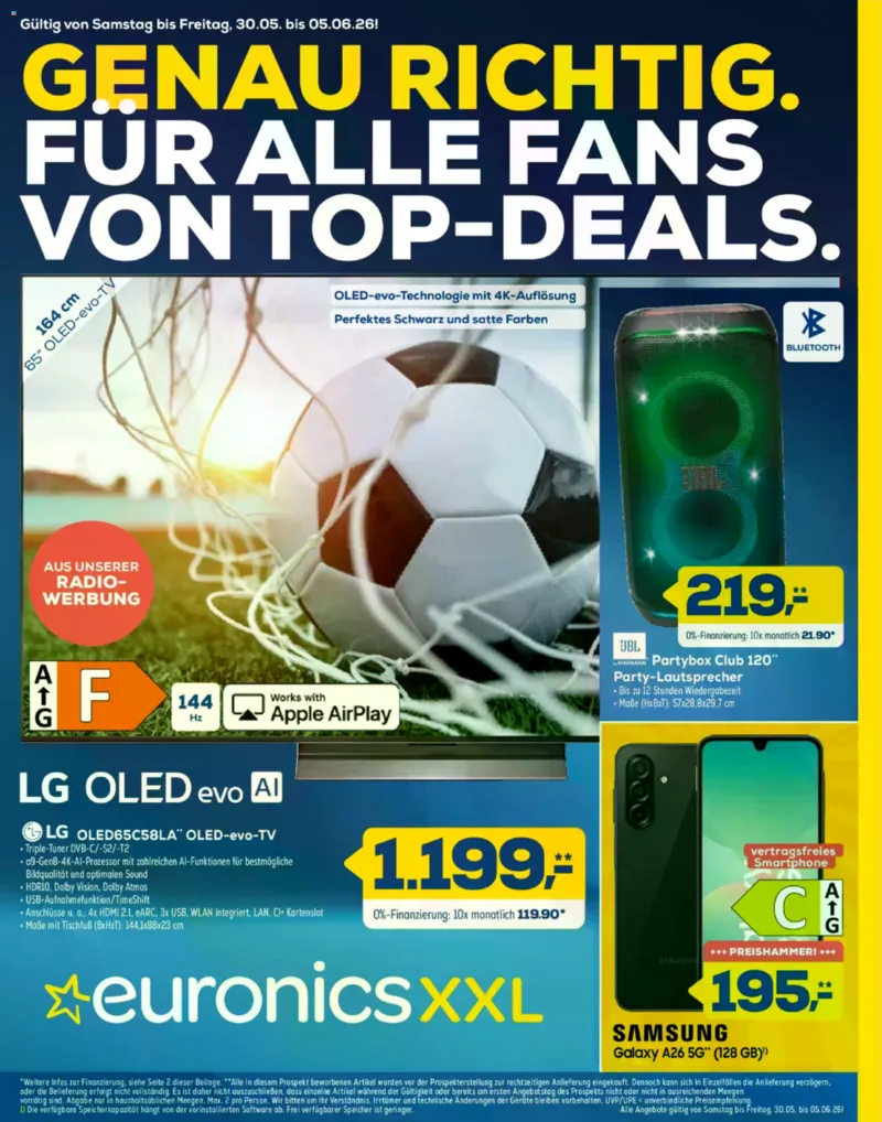 Euronics Prospekt vom 30.05.2026, Seite 1