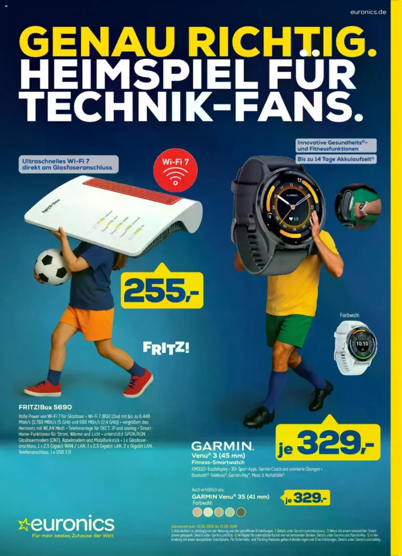 Euronics Prospekt vom 10.06.2026, Seite 1