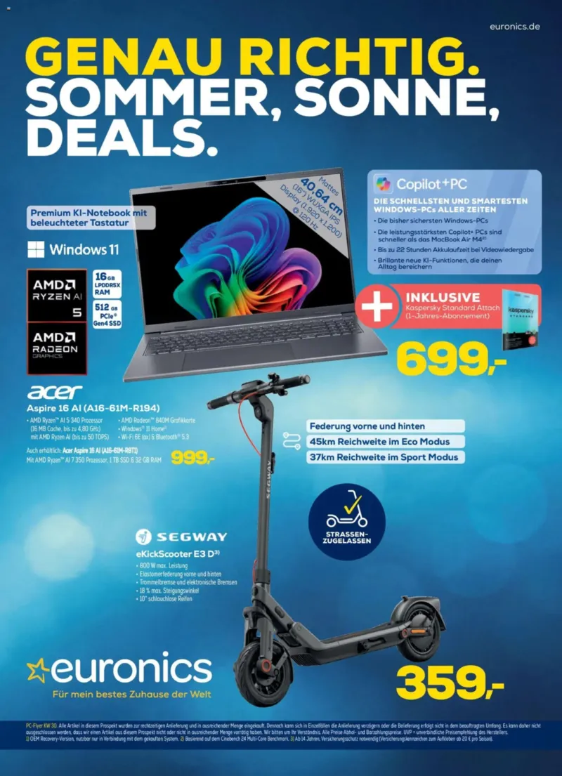 Euronics Prospekt vom 22.07.2026, Seite 1