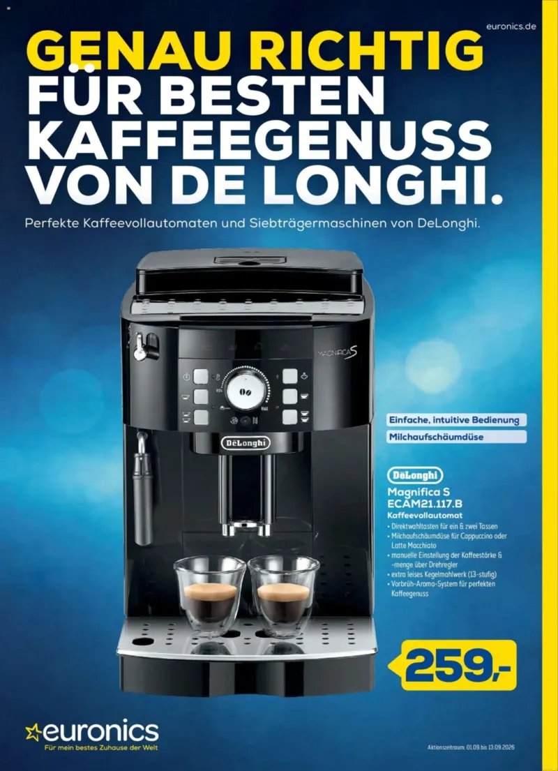 Euronics Prospekt vom 01.09.2026, Seite 1