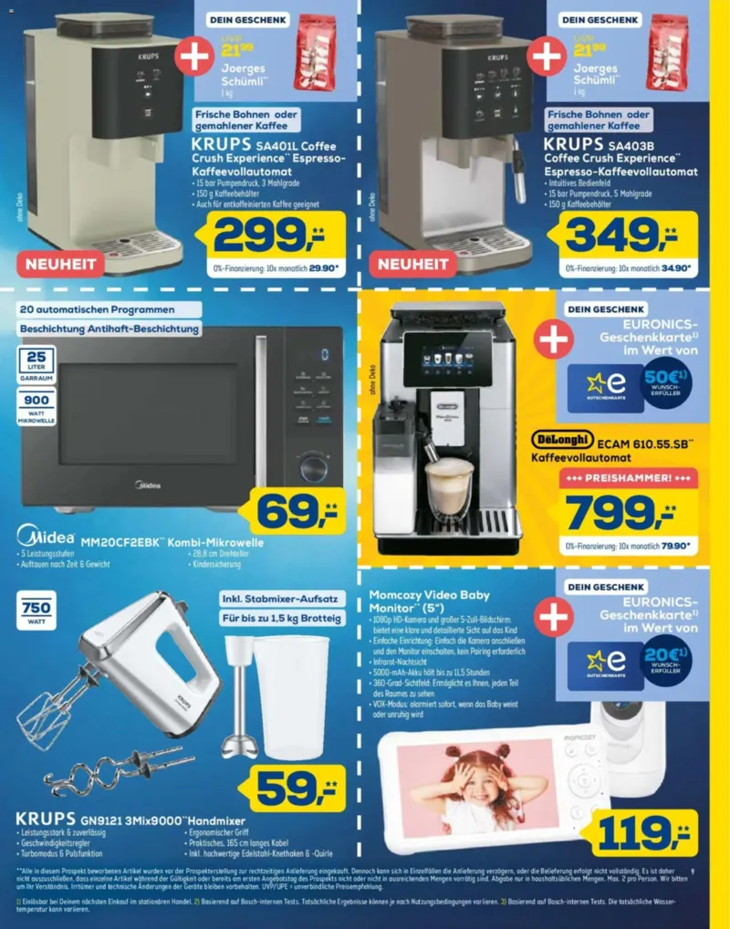 Euronics Prospekt vom 03.10.2026, Seite 9
