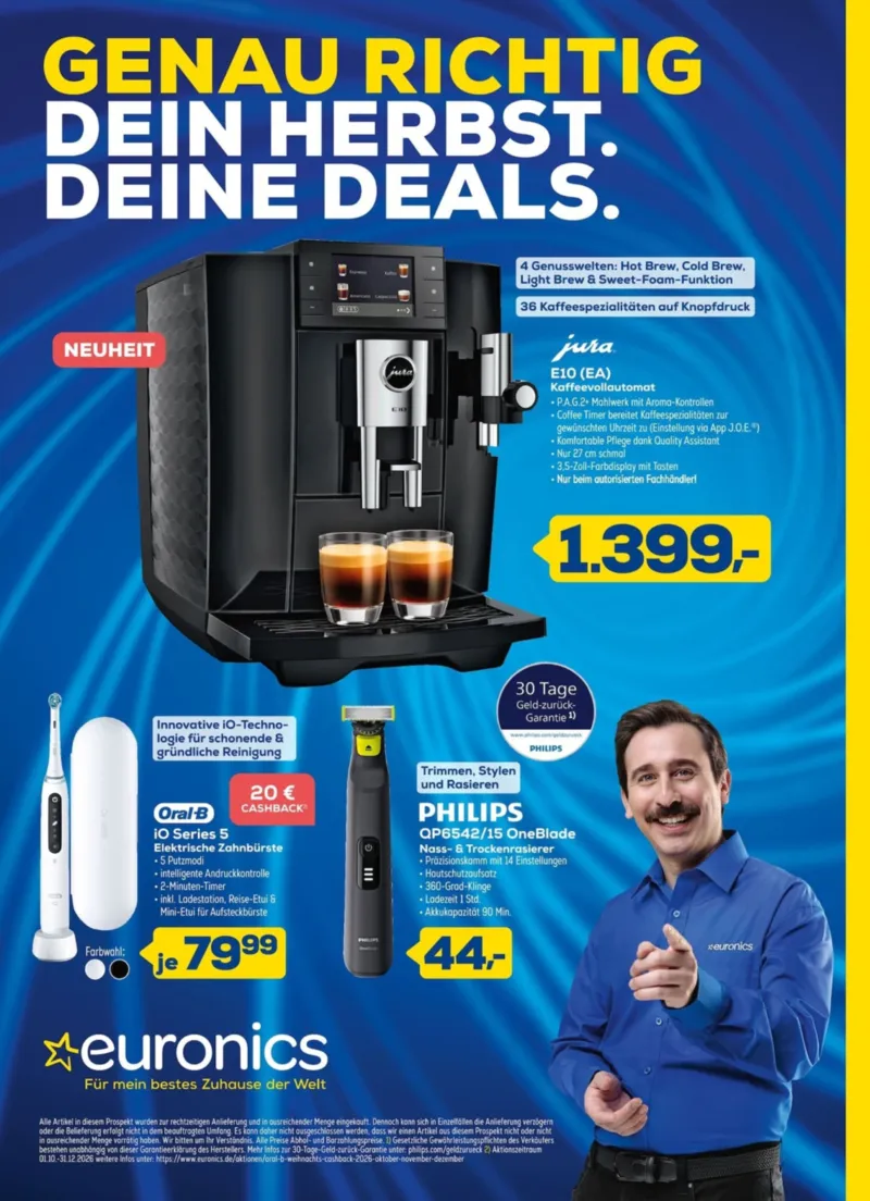 Euronics Prospekt vom 14.10.2026, Seite 1